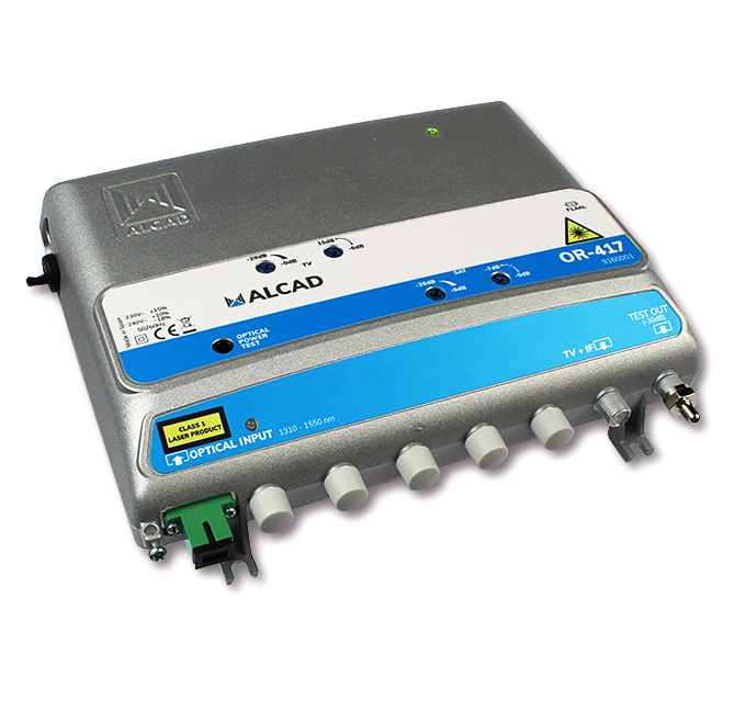 Receptor Óptico TV-SAT / ALCAD OR-417
